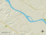 Political Map of Sainte Genevieve, MO Photo