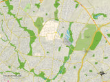 Carte politique de College Park, MD Poster