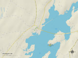 Carte politique de Wiscasset, ME Posters