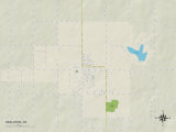 Political Map of Healdton, OK Posters
