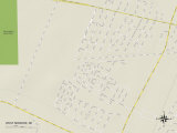 Political Map of West Monroe, MI Poster