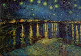 Starry Night Over the Rhone, noin 1888 Julisteet tekijänä Vincent van Gogh
