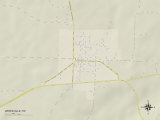 Carte politique de Whiteville, TN Affiches