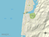 Political Map of Lincoln City, OR Posters