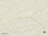 Political Map of Rothsville, PA Prints