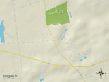 Political Map of Stateburg, SC Photo