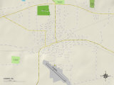 Political Map of Corry, PA Photo