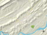 Carte politique de Rogersville, TN Posters