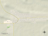 Political Map of Wilburton, OK Posters