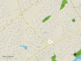 Political Map of Ridley Park, PA Posters