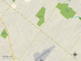 Political Map of Blue Bell, PA Prints