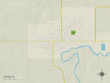 Political Map of Canton, SD Photo