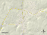 Political Map of Waynesboro, TN Posters