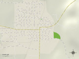 Political Map of Elgin, OR Photo