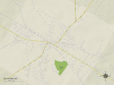 Political Map of Williston, SC Posters