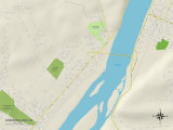 Political Map of Shamokin Dam, PA Posters
