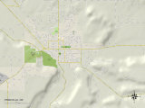 Political Map of Prineville, OR Posters
