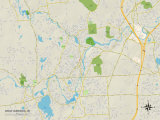 Political Map of West Warwick, RI Photo