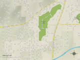 Political Map of King City, OR Posters