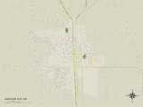 Political Map of Junction City, OR Posters