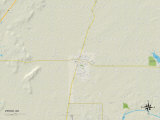 Political Map of Pryor, OK Print