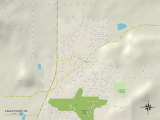 Political Map of Eagle Point, OR Prints