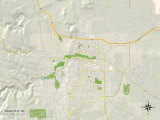 Carte politique de Rapid City, SD Photographie