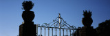Potted Plants on a Gate, Middleton Place, Charleston, Charleston County, South Carolina, USA Photographic Print by Panoramic Images 