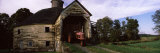 Tractor Parked Inside of a Round Barn, Vermont, USA Fotografisk tryk af Panoramic Images Tractor Parked Inside of a Round Barn, Vermont, USA Fotografisk tryk af Panoramic Images