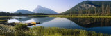 Reflection of Mountains in Water, Vermillion Lakes, Banff National Park, Alberta, Canada Photographic Print by Panoramic Images 