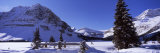 Bridge Covered with Snow, Bow Lake, Mt Thompson, Portal Peak, Banff National Park, Alberta, Canada Photographic Print by Panoramic Images 
