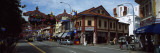 Residential Buildings Along a Street, Little India, Singapore Lámina fotográfica por Panoramic Images