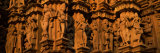 Carving Details of Temple, Khajuraho Temple, Khajuraho, Chhatarpur District, Madhya Pradesh, India Photographic Print by Panoramic Images 