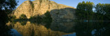 Reflection of Mountain in River, Duraton River, San Miguel De Bernuy, Segovia, Spain Photographic Print by Panoramic Images 