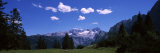 Alpine Meadow in Front of Mountains, Dachstein Mountains, Upper Austria, Austria Photographie par Panoramic Images 