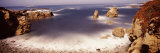 Rock Formations at the Coast, Moonlight Exposure, Big Sur, California, USA Photographic Print by Panoramic Images 