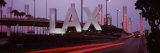 Airport at Dusk, Los Angeles International Airport, Los Angeles, California, USA Photographic Print by Panoramic Images 