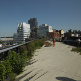 Buildings in a City, High Line Park, Manhattan, New York City, New York State, USA Photographic Print