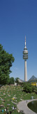 Tower in a Park, Olympic Tower, Olympic Park, Munich, Bavaria, Germany Photographic Print by Panoramic Images 