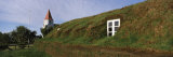 Window of an Earth Sheltering, Hvammstangi, Iceland Lámina fotográfica por Panoramic Images