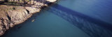 Aerial View of a Kayak in the Sea, Deception Pass, Skagit County, Washington State, USA Photographic Print by Panoramic Images 