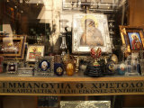Religious Objects and Antiquities in a Store, Athens, Attica, Greece Photographic Print