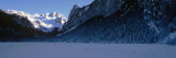 Mountains with a Frozen Lake, Lake Gosau, Dachstein Mountains, Austria Photographic Print by Panoramic Images 