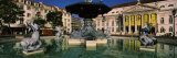 Fountain in Front of an Opera House, Praca Rossio, National Theatre Dona Maria Ii, Lisbon, Portugal Photographic Print by Panoramic Images 