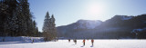 Group of People Playing on a Frozen Lake, Spitzingsee, Bavaria, Germany Lámina fotográfica por Panoramic Images Group of People Playing on a Frozen Lake, Spitzingsee, Bavaria, Germany Lámina fotográfica por Panoramic Images