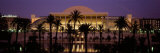 Opera House Lit Up at Dusk, Palau De La Musica, Valencia, Spain Photographic Print by Panoramic Images 