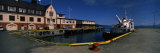 Barge at a Harbor, Harstad, Troms, Nord-Norge, Norway Photographic Print by Panoramic Images 