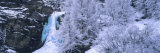 View of a Frozen Waterfall, Valais Canton, Switzerland Photographic Print by Panoramic Images 