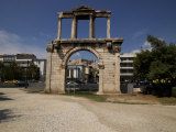 Ruins of Hadrian's Arch, Temple of Olympian Zeus, Acropolis, Athens, Greece Photographic Print