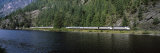 Train Along a River, Monashee Mountains, British Columbia, Canada Photographic Print by Panoramic Images 